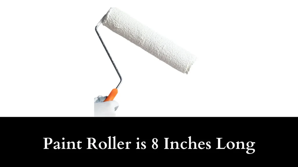 Paint Roller is 8 Inches Long