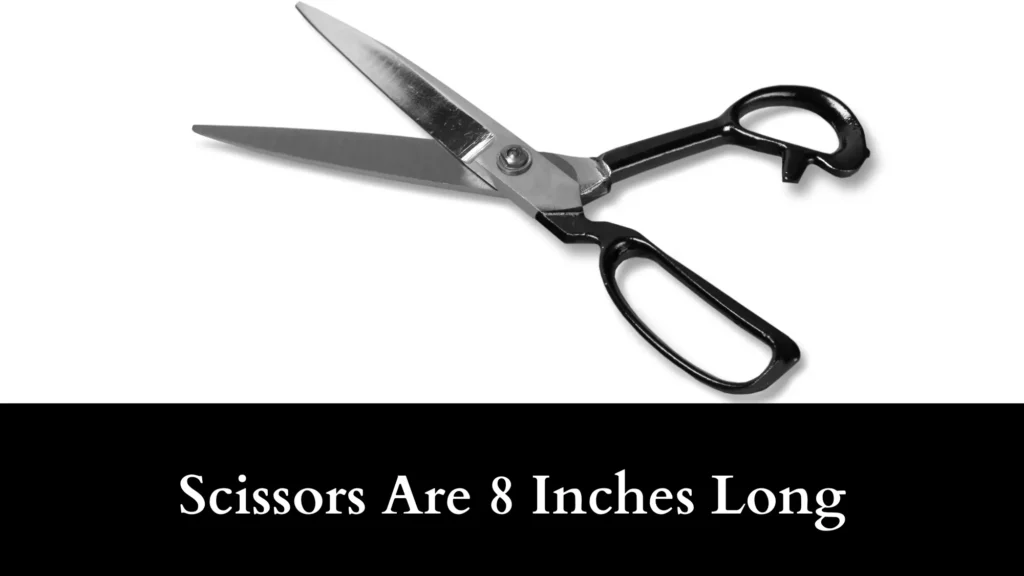 Scissors Are 8 Inches Long