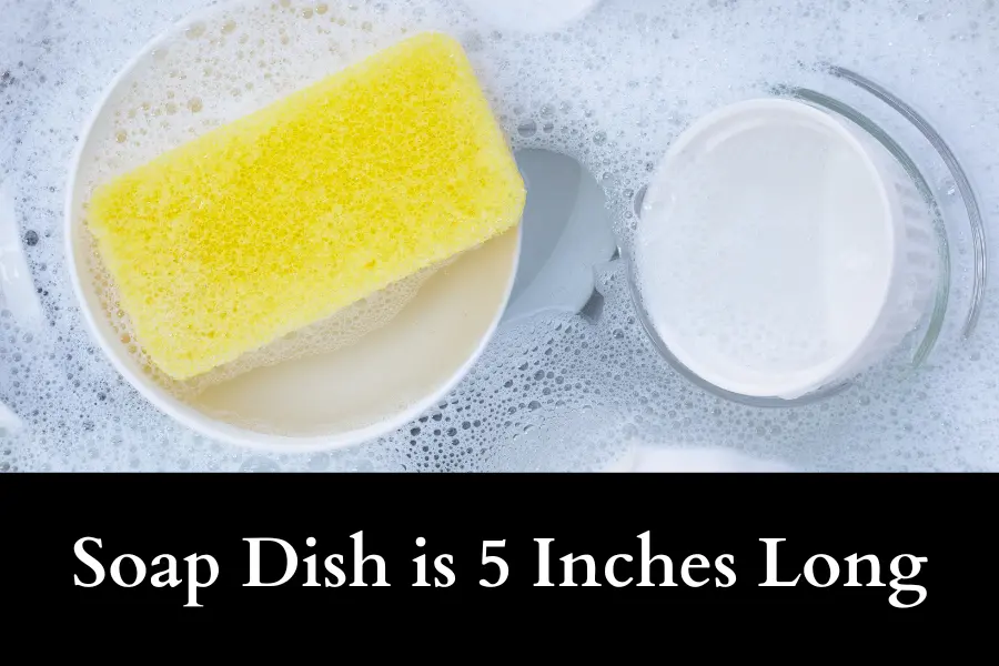 Soap Dish is 5 Inches Long