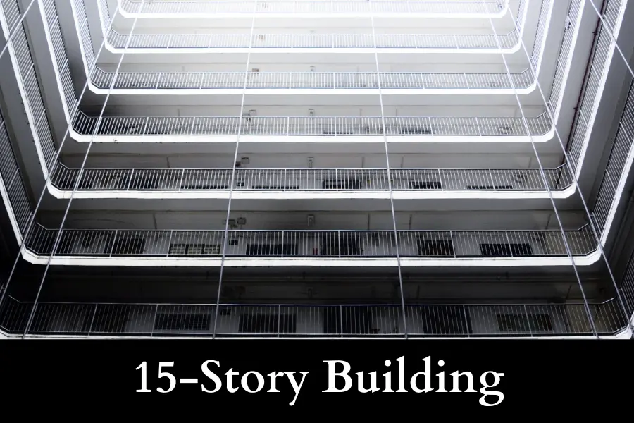 15-Story Building is 50 Meters long