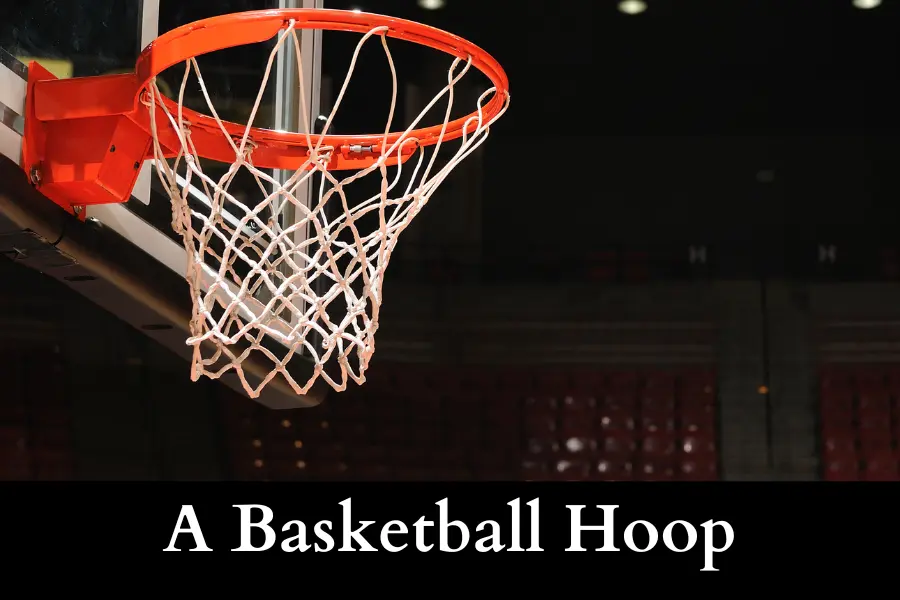 A Basketball Hoop is 10 Feet Long