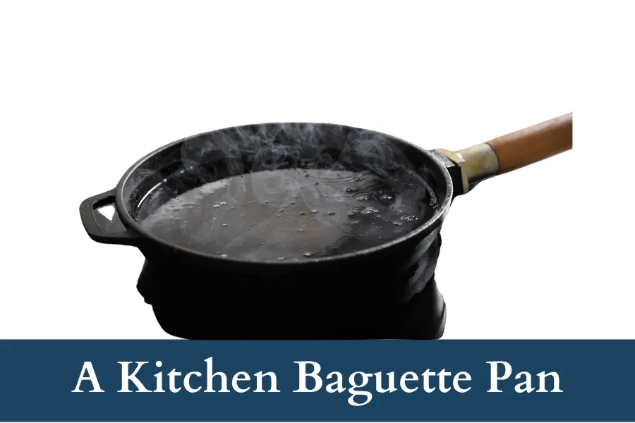 A Kitchen Baguette Pan is 30 cm long