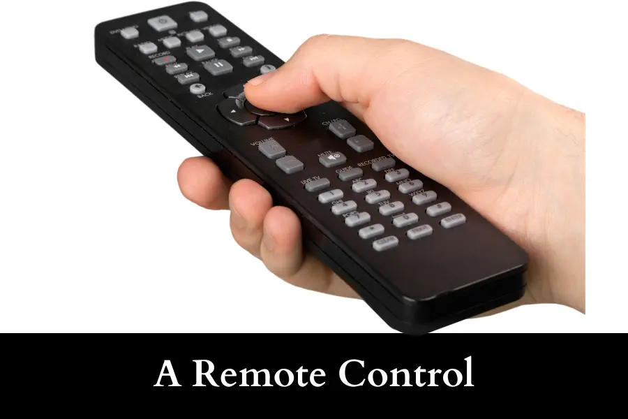 A Remote Control Is 20 cm long