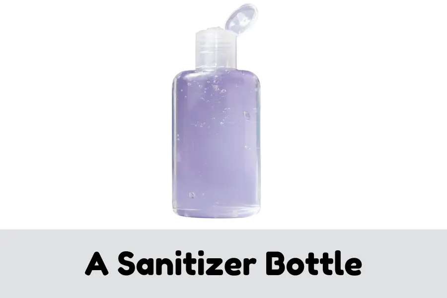 A Sanitizer Bottle