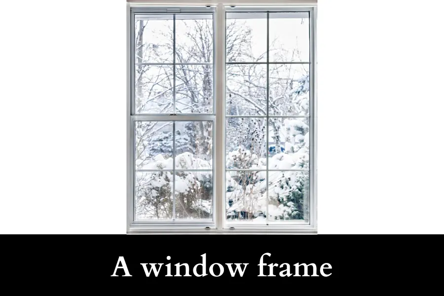 A window frame is 50 cm Long or Big