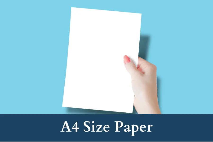 A4 Size Paper is 30 cm long