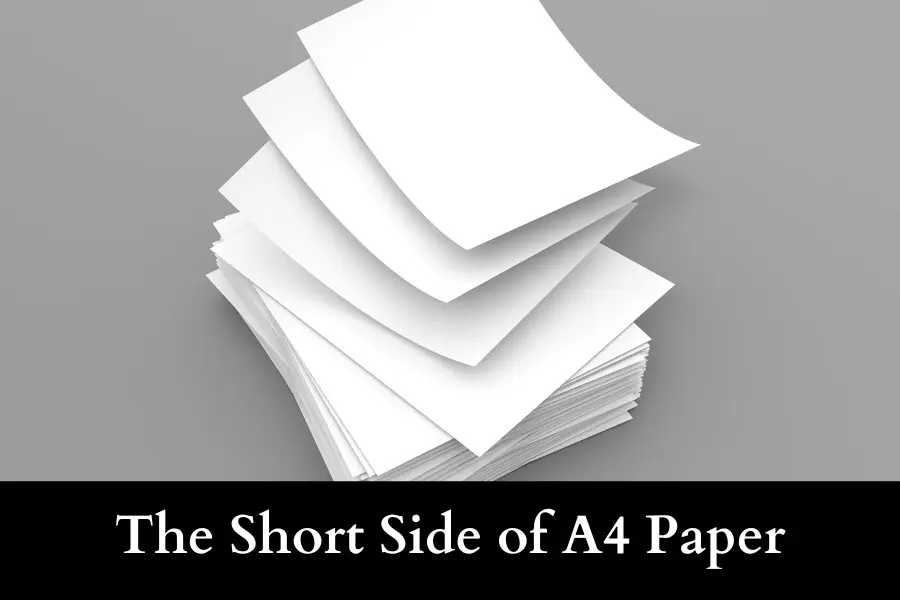 A4 paper Is 20 cm long