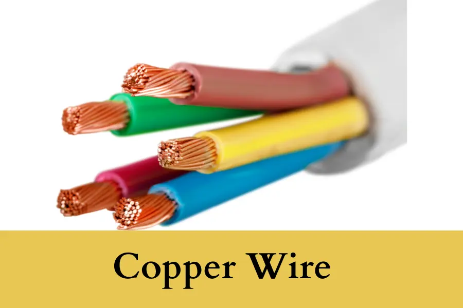 Copper Wire is 2 mm thick