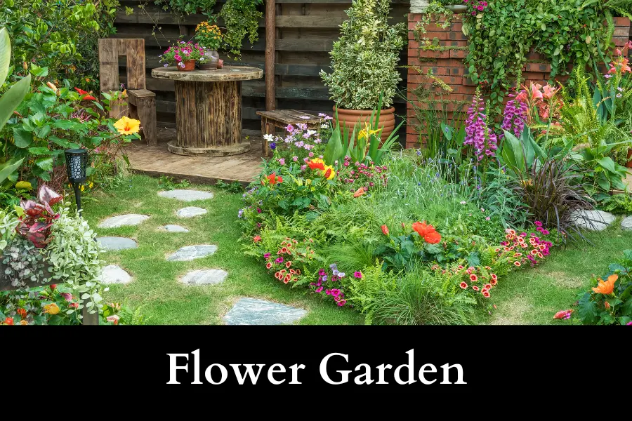 Flower Garden is a 100 square feet in size