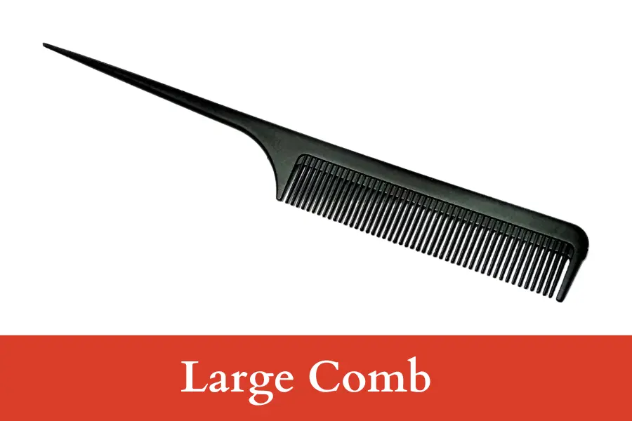 Large Comb is 9 inches long