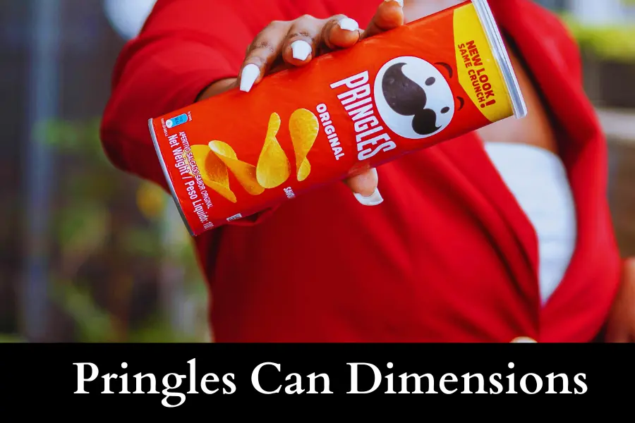 Pringles Can Dimensions