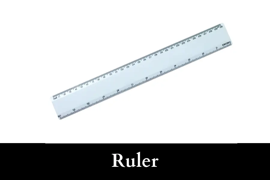 Ruler Is 20 cm long