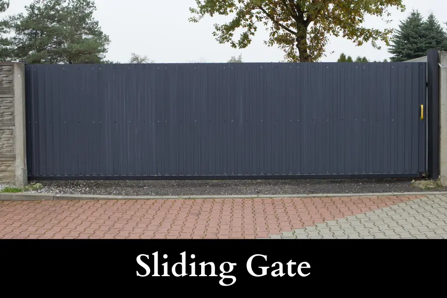 Sliding Gate is a 100 square feet in size