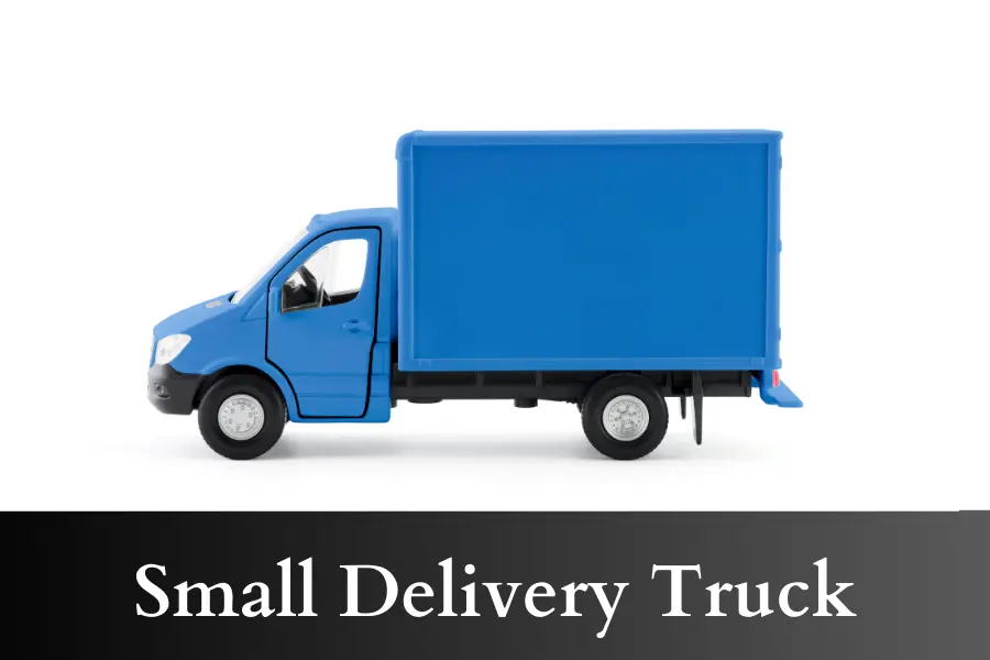 Small Delivery Truck is 5 meters long or big