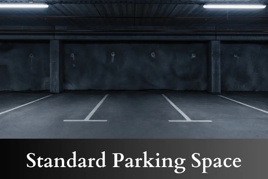 Standard Parking Space is 5 meters long or big