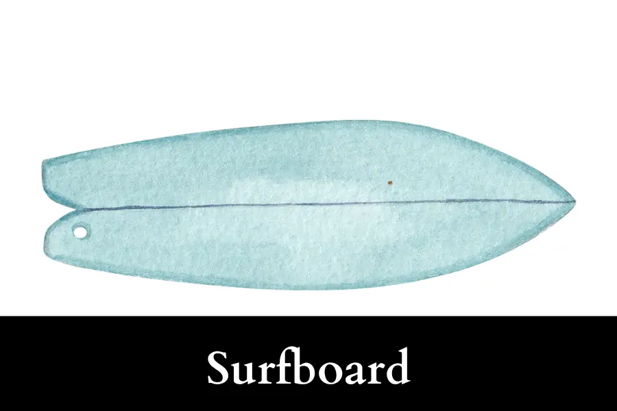 Surfboard is 10 Feet Long