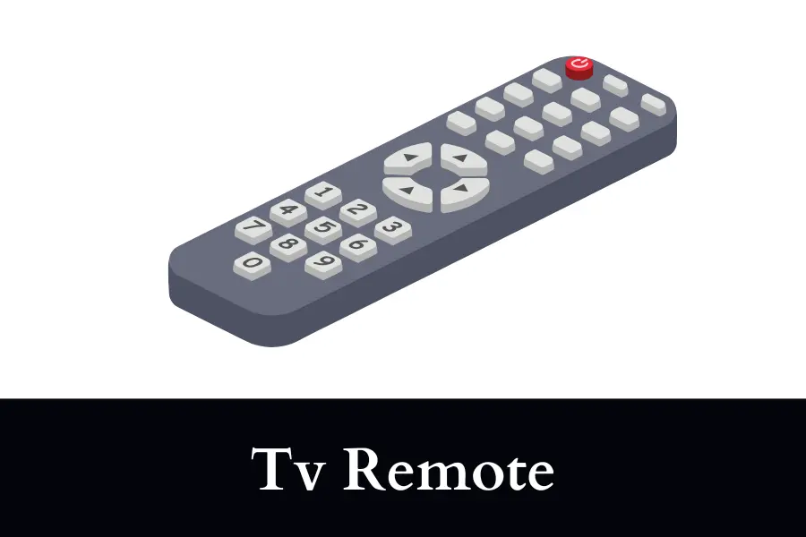 Tv Remote is 7 Inches Long