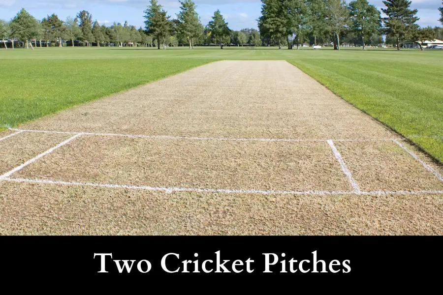 Two Cricket Pitches is 50 Meters long