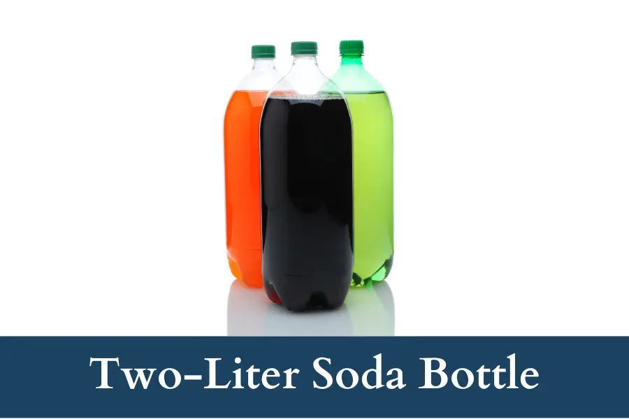 Two-Liter Soda Bottle is 30 centimeters big