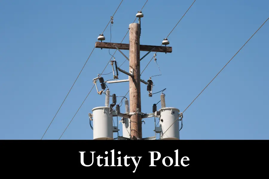 Utility Pole is 25 Feet Long or Big