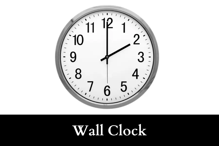 Wall Clock is 10 Inches Long