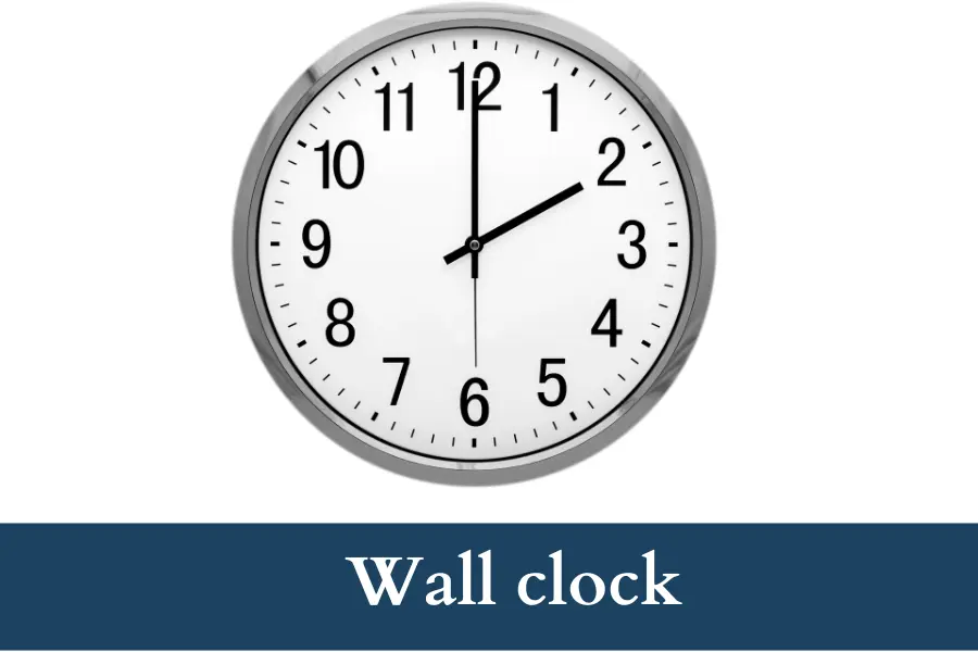 Wall clock is 30 centimeters long