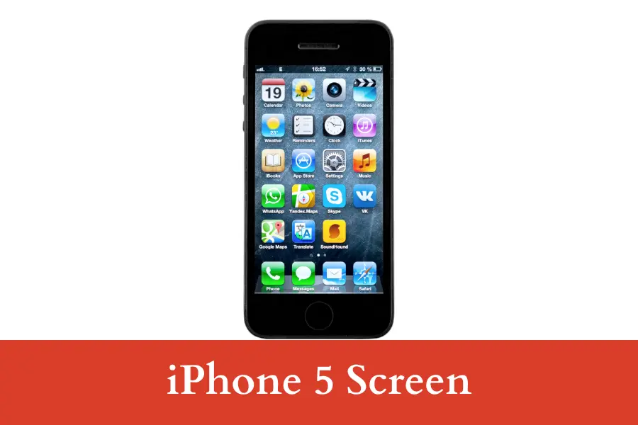 iPhone 5 Screen is 4 inches long