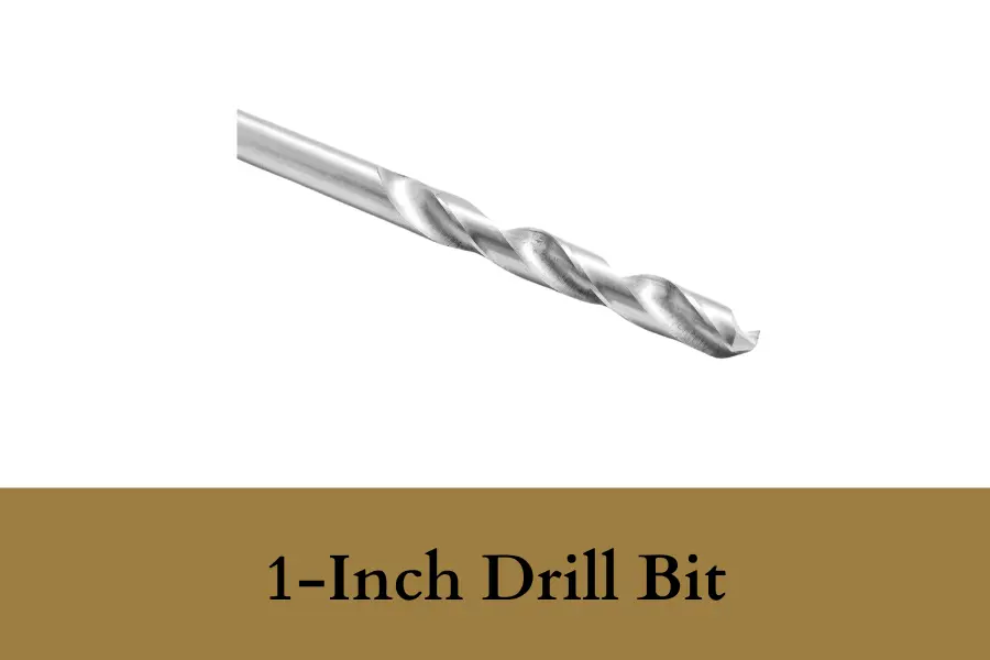 1-Inch Drill Bit Is One Inch