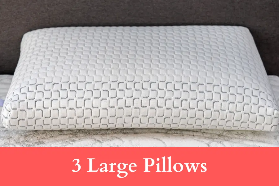 3 Large Pillows is 400 centimeters long