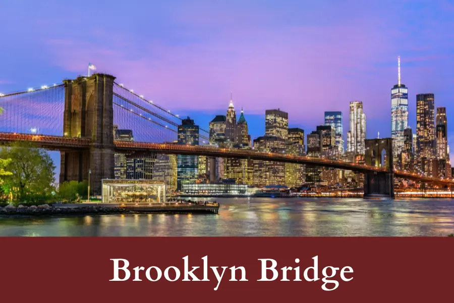 5 trips to Brooklyn Bridge is 50 Miles far