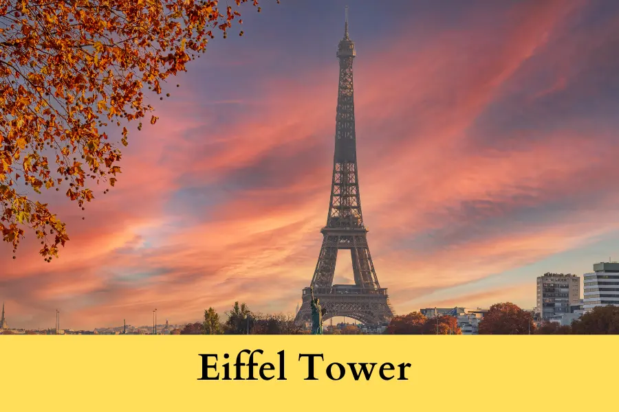 50 percent of Eiffel Tower is 500 Feet big or tall