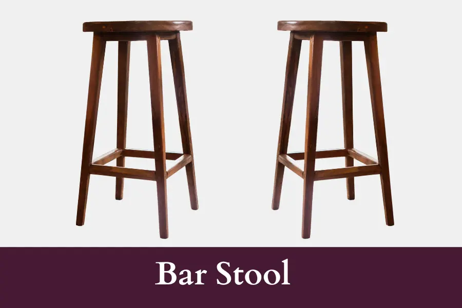 Bar Stool is 32 inches big