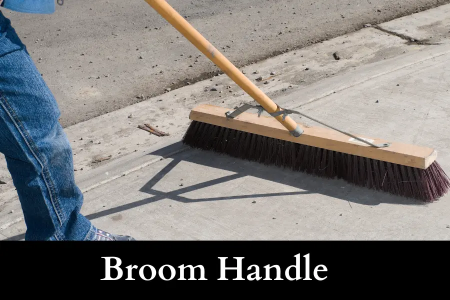 Broom Handle is one meter long