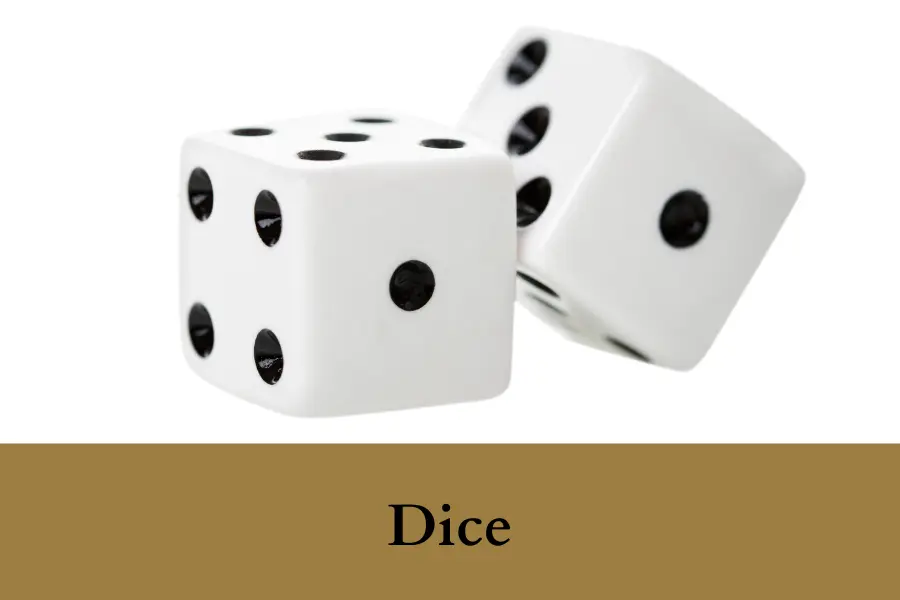 Dice Is One Inch wide