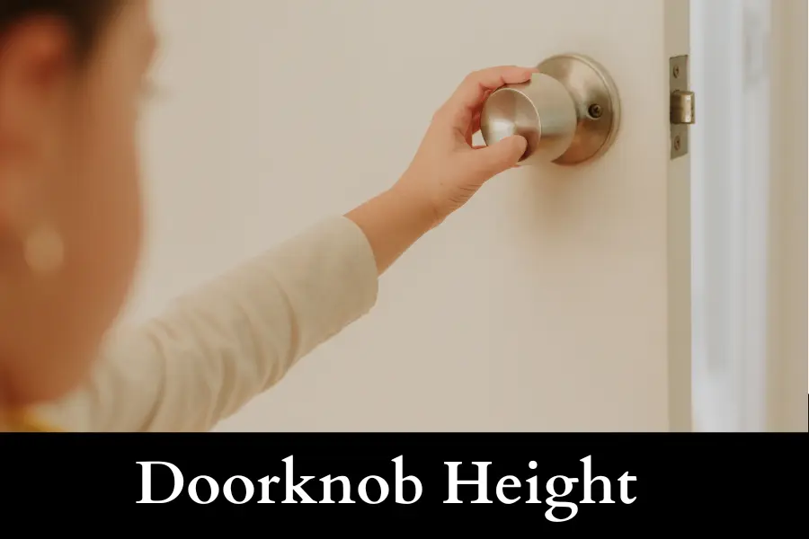 Doorknob Height is one meter long