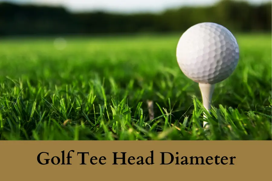 Golf Tee Head Diameter Is One Inch