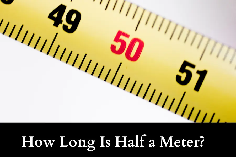 How Long Is Half a Meter