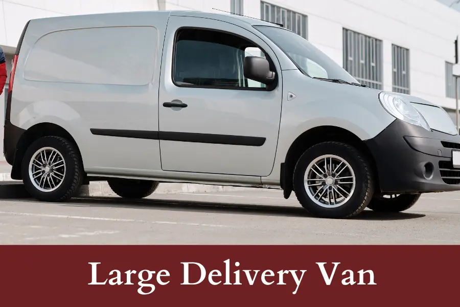 Large Delivery Van is 7 meters long