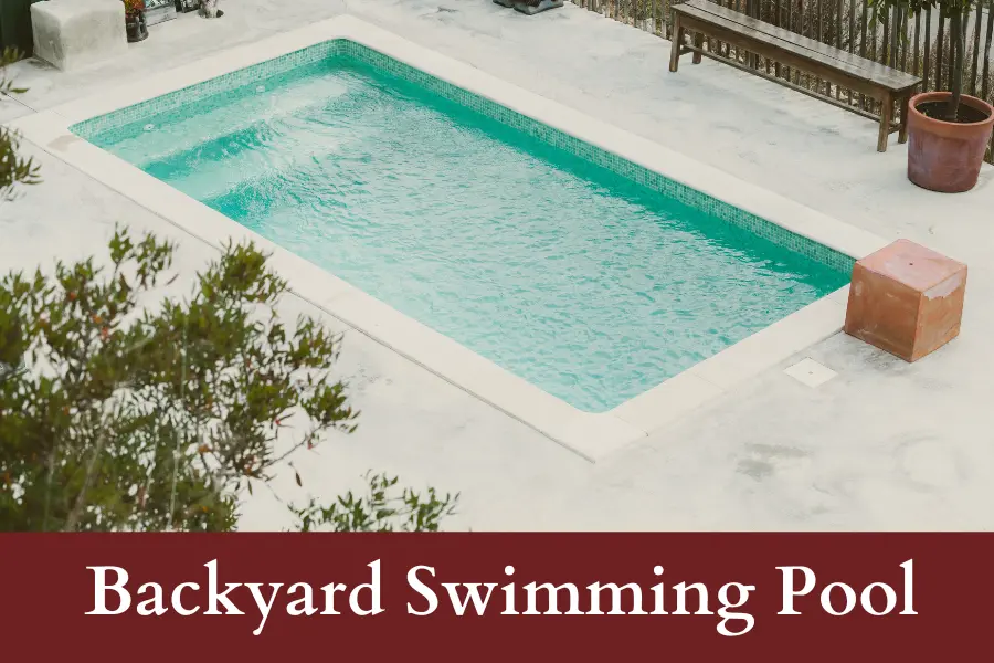 Small Backyard Swimming Pool is 7 meters long