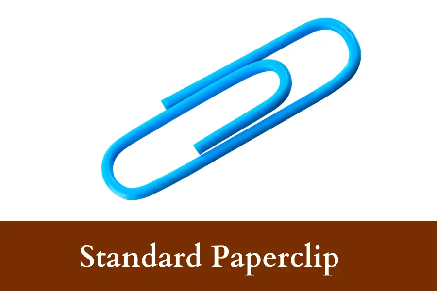 Standard Paperclip is 6 cm long