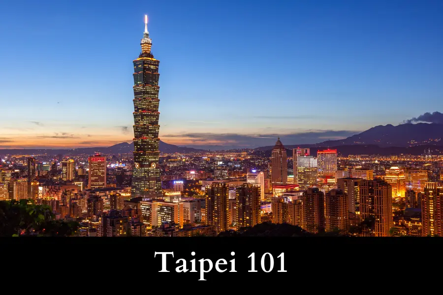 Taipei 101 is 500 meters