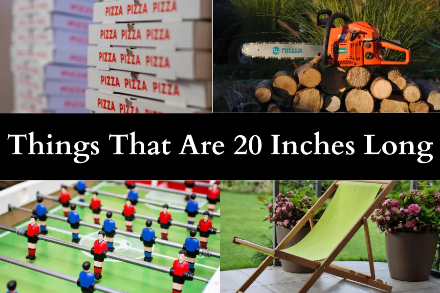 Things That Are 20 Inches Long or Big