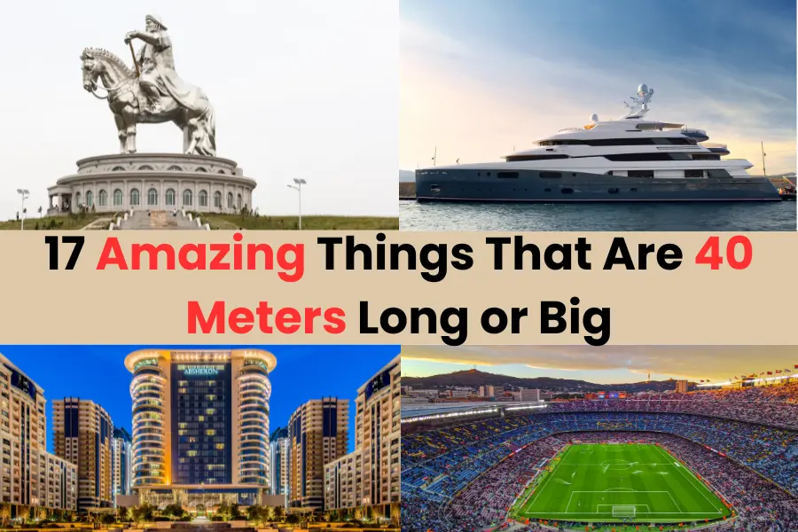 Things That Are 40 Meters Long or Big