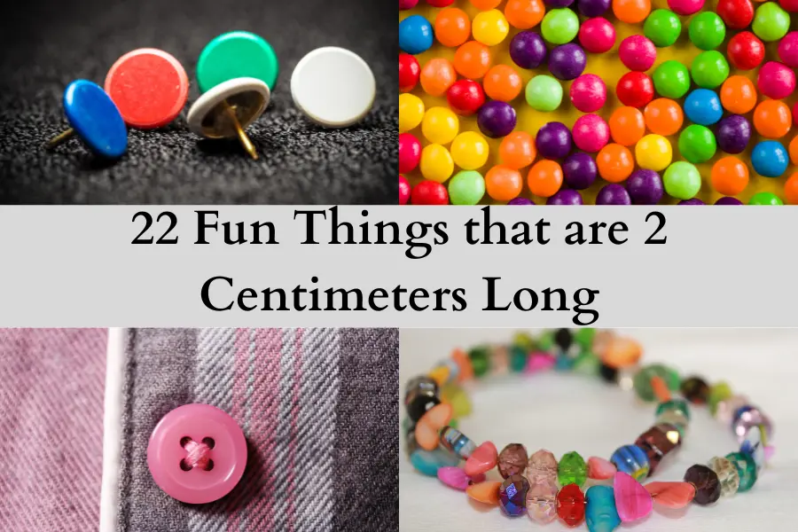 Things that are 2 centimeters long