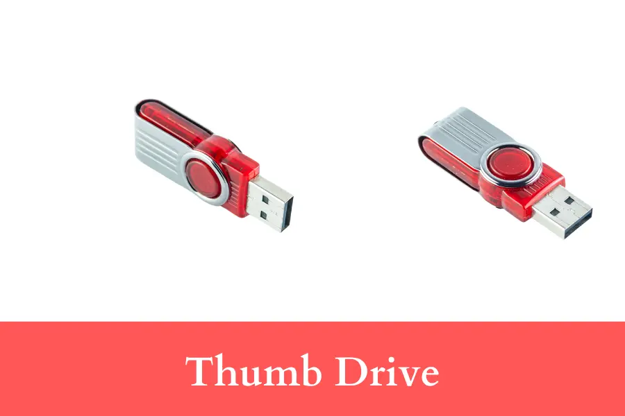 Thumb Drive is 50 mm long or big