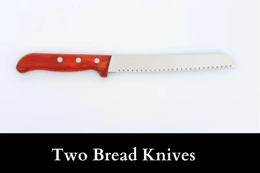 Two Bread Knives is 20 inches long or big