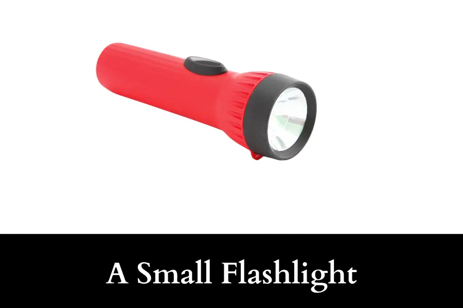 A Small Flashlight is 15 cm long