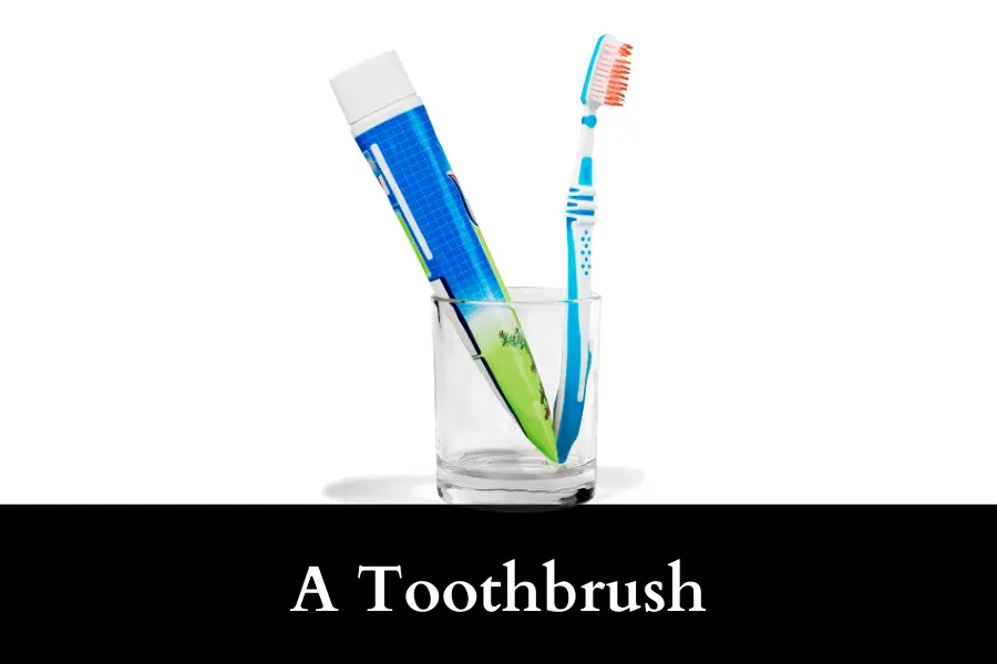 A Toothbrush is 15 cm long