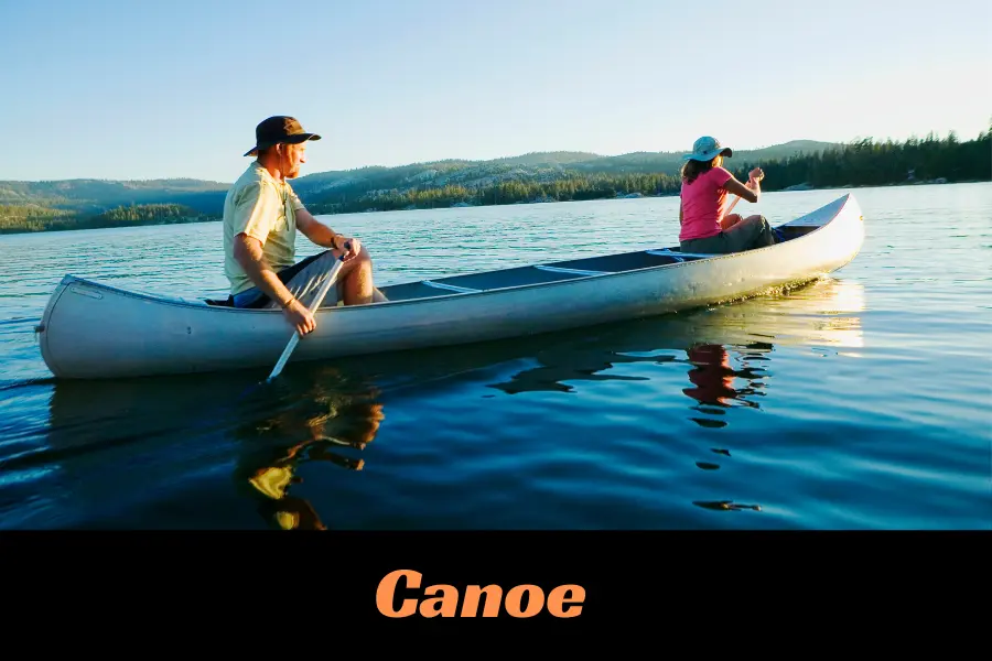 Canoe is 2 Meters long