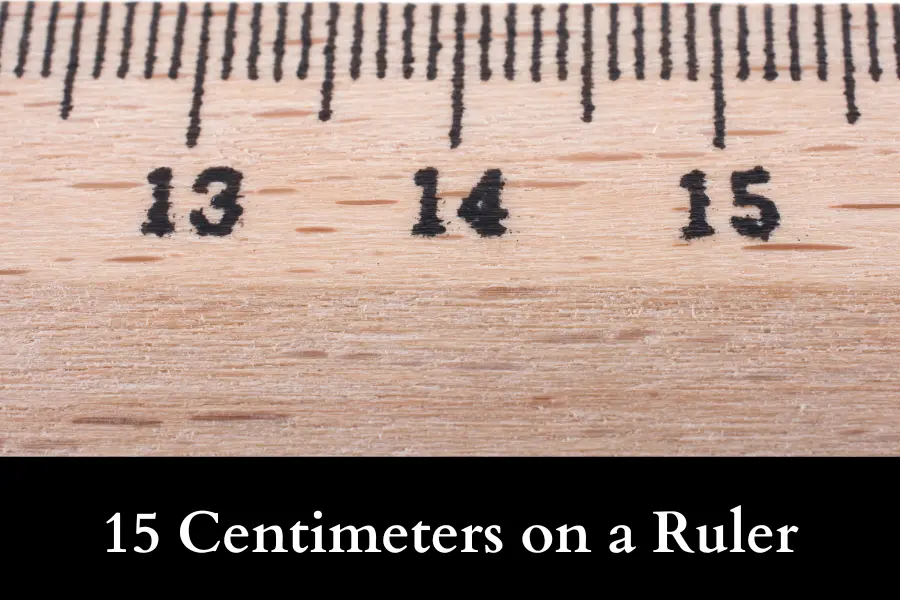 How Big Is 15 Centimeters on a Ruler